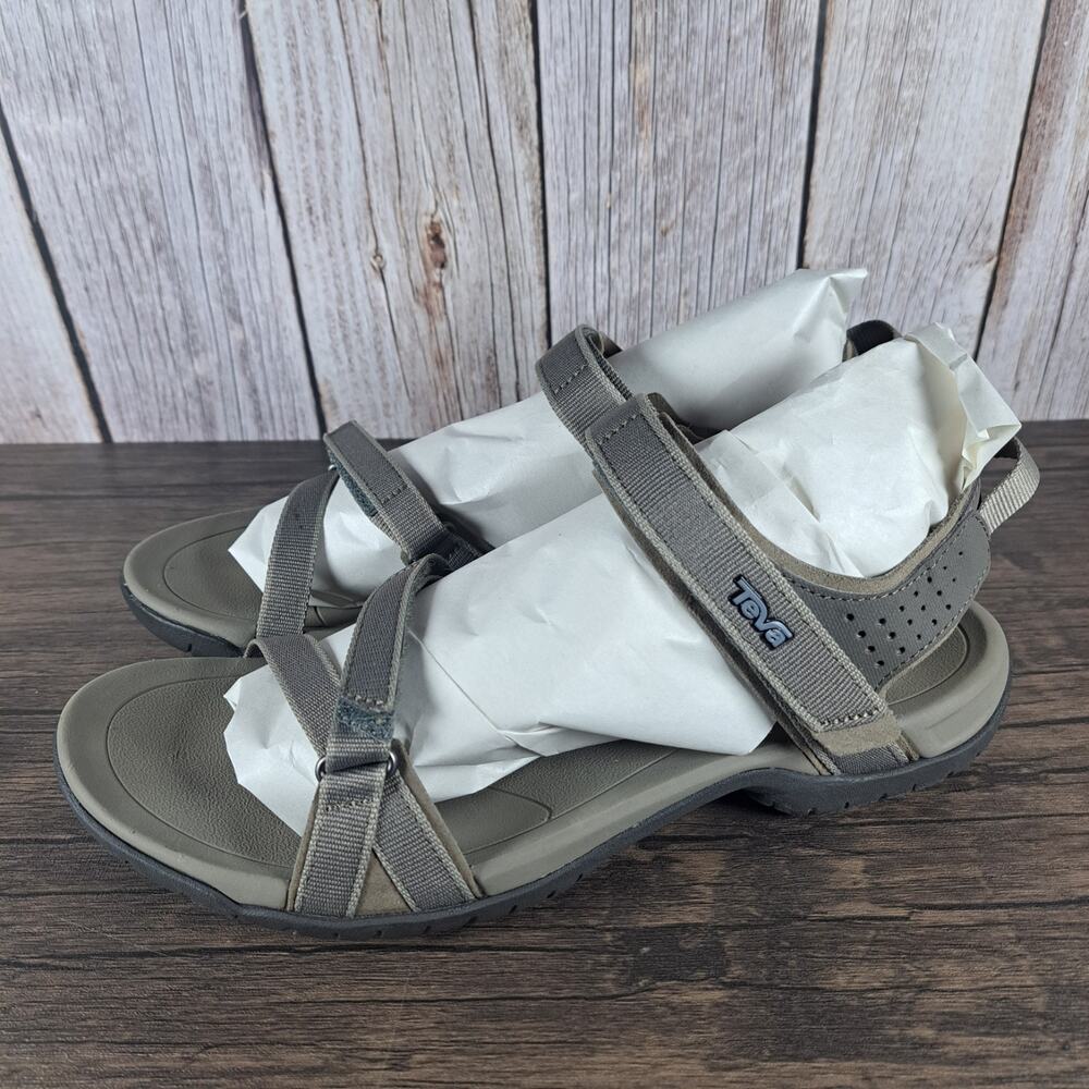 Teva Verra Hiking Adventure Sandals Women's Sz 9 Burnt Olive Multi